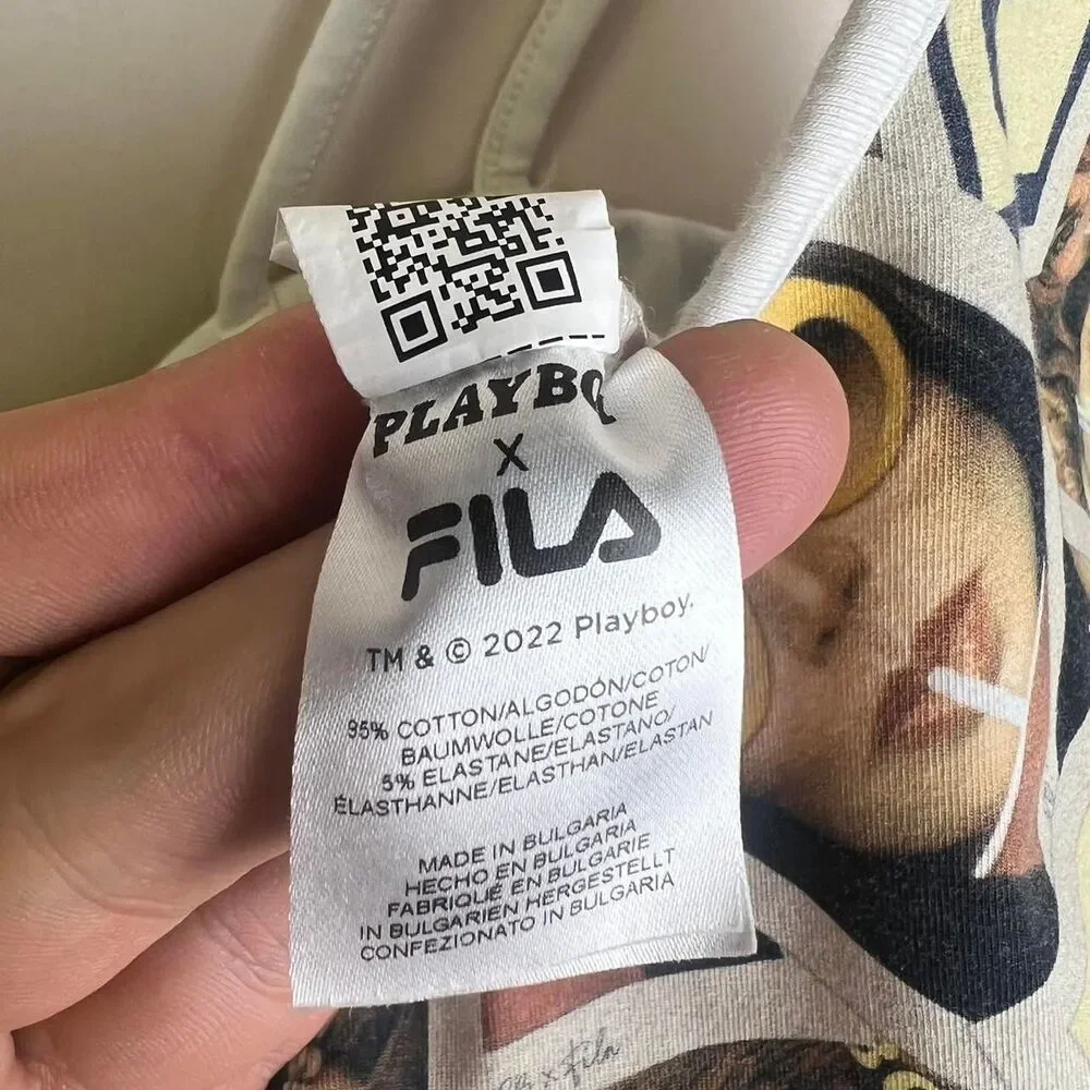 FILA X Playboy Photo Print Playsuit Size XS - Picture 7 of 7